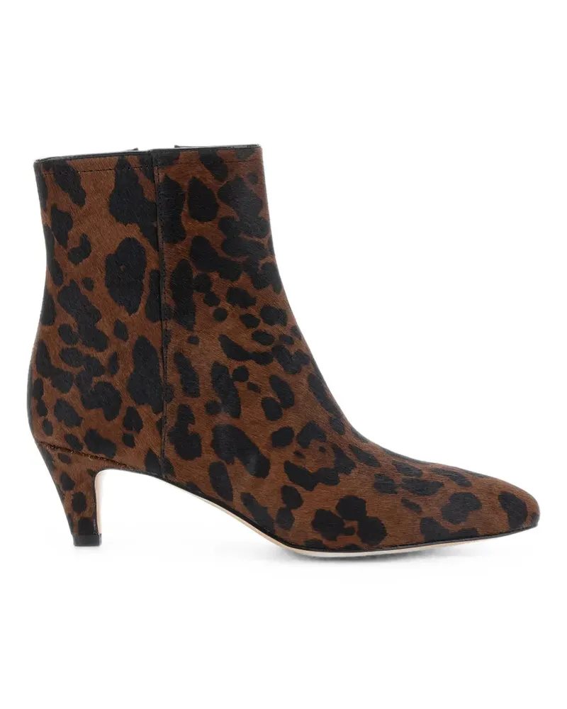 Twin-Set leopard-print ankle boots - Braun Braun
