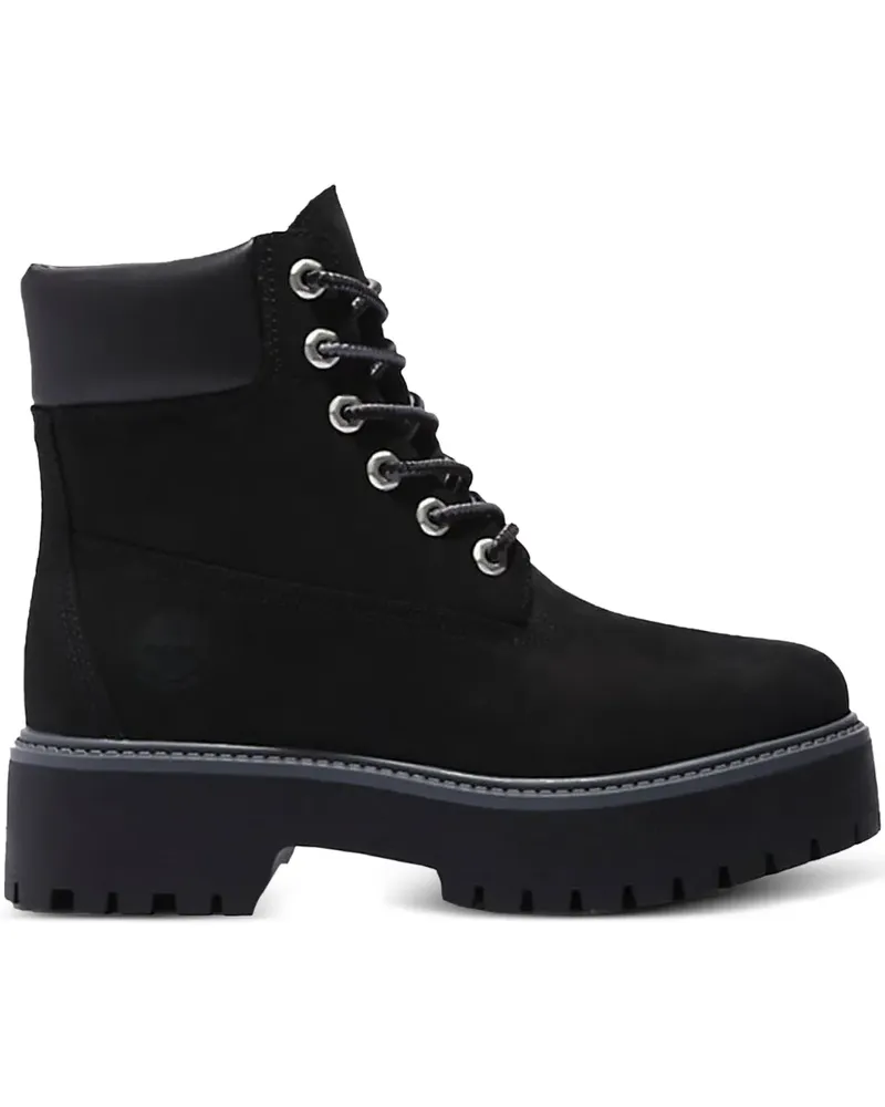 Timberland 6 Inch Stone Street - Black Stiefel - Schwarz Schwarz