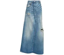 Rock mit Logo-Patch - Blau