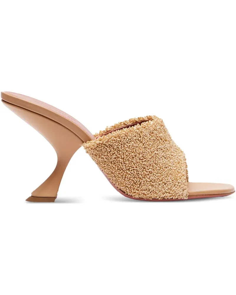 Amina Muaddi Taylor Sandalen 90mm - Nude Nude