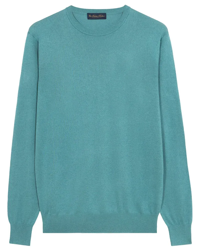 Brooks Brothers Pullover mit Rundhalsausschnitt - Blau Blau