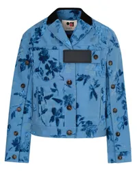 Ports 1961 Jacke aus Jacquard Blau