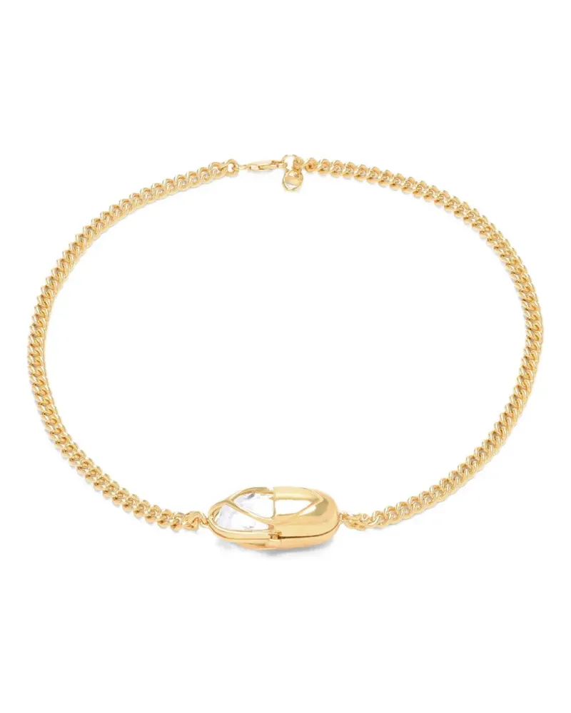 CAPSULE ELEVEN Capsule Crystal quarz necklace - Gold Gold