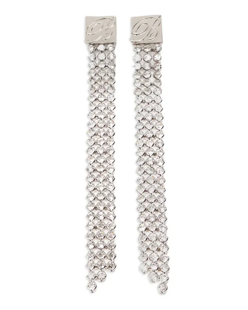 Blumarine Ohrringe mit Kristallen - Silber Silber
