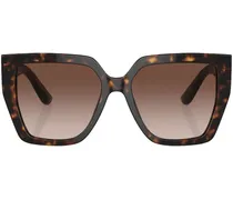 Sonnenbrille mit Oversized-Gestell - Grün