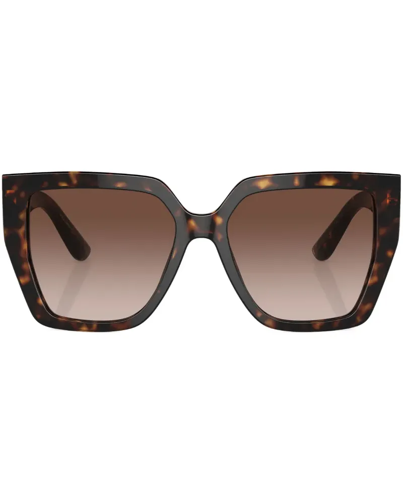 Dolce & Gabbana Sonnenbrille mit Oversized-Gestell - Grün Grün