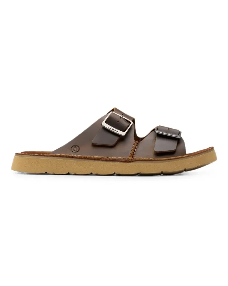 Clarks Solsbury Sandalen mit Riemen - Braun Braun