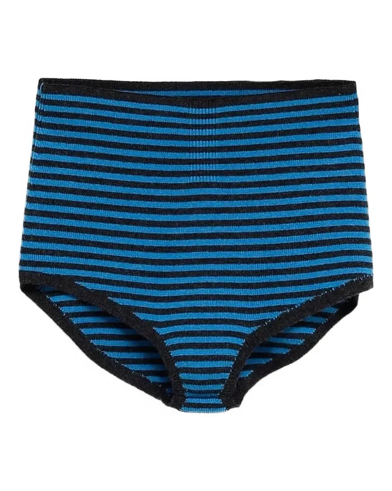 Paloma Wool striped mini shorts - Blau Blau