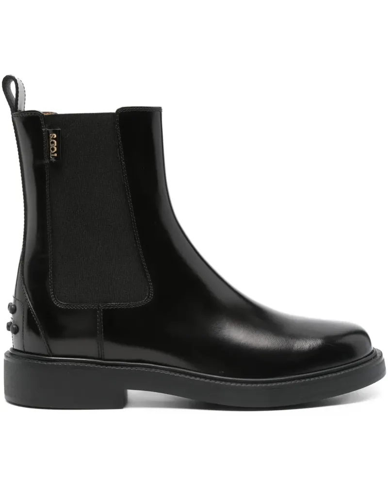 TOD'S Chelsea-Boots mit Stretcheinsätzen - Schwarz Schwarz