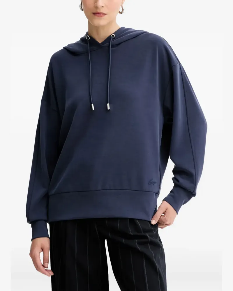 HUGO BOSS Hoodie mit Kordelzug - Blau Blau