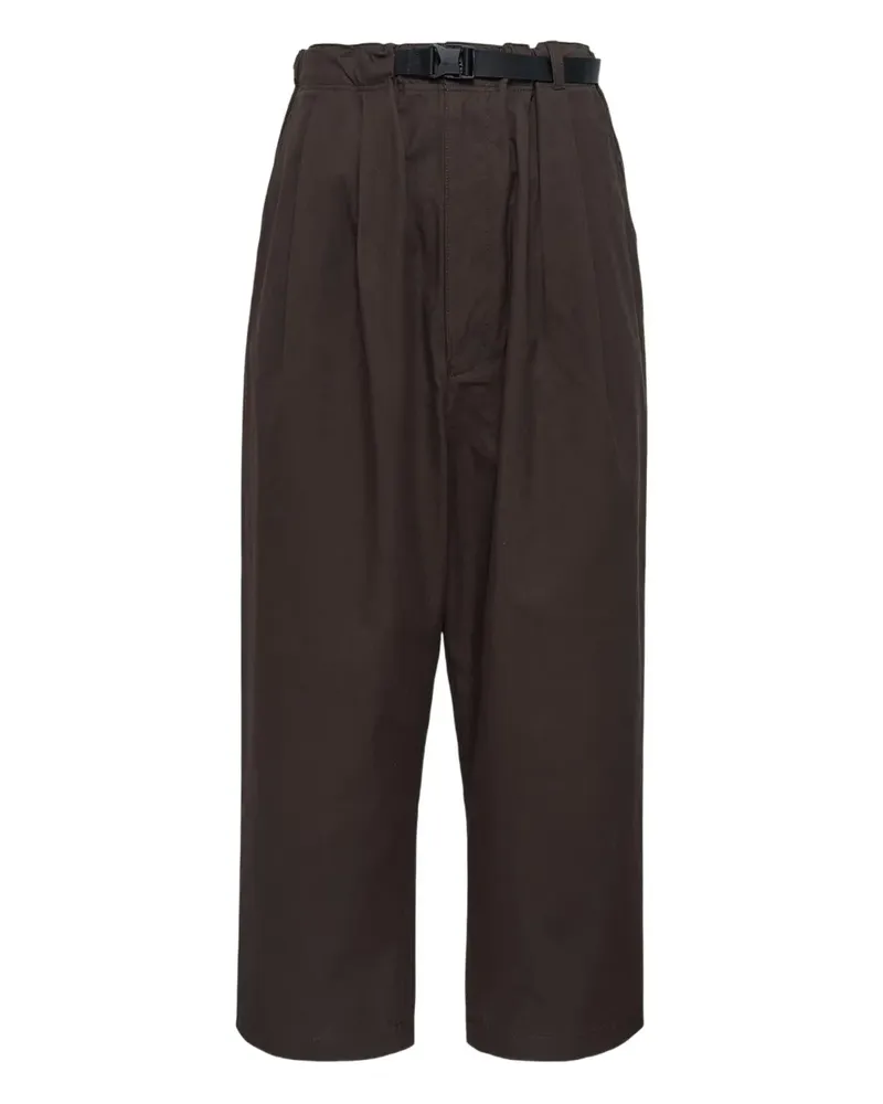 Comme des Garçons Hose mit Gürtel - Braun Braun