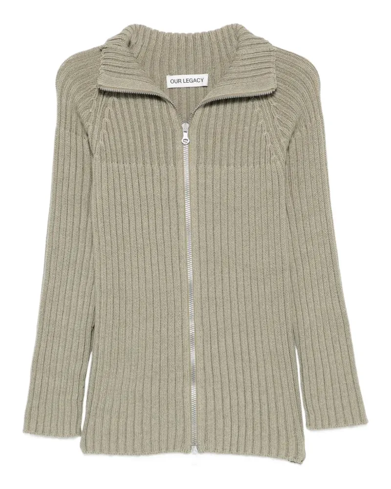 Our Legacy Column zip cardigan - Grün Grün