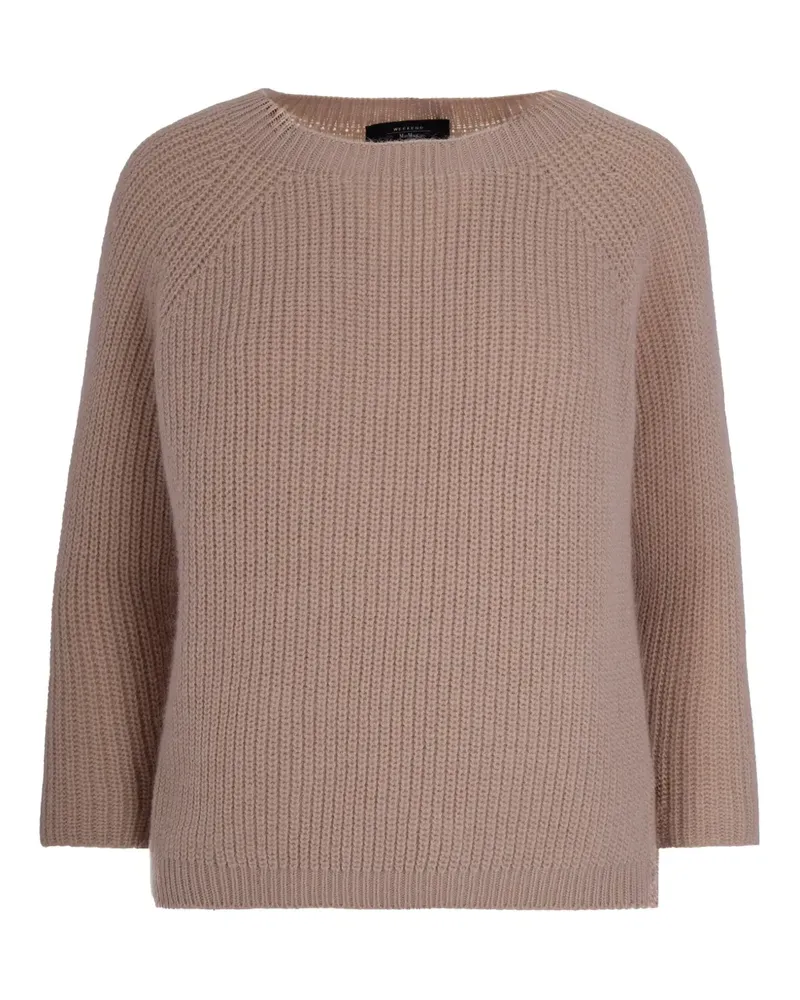 Max Mara round-neck sweater - Nude Nude