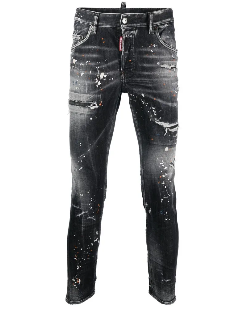 Dsquared2 Jeans im Distressed-Look - Grau Grau