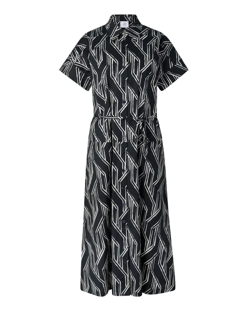 Bogner Roxana Maxi-Hemdkleid mit grafischem Print - Schwarz Schwarz