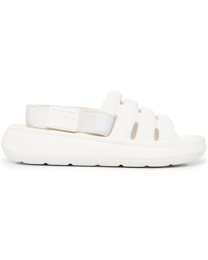 UGG Sport Yeah Slingback-Pantoletten - Weiß Weiß