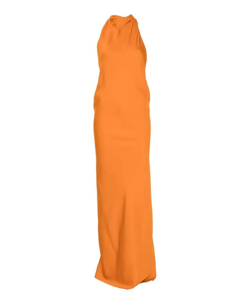 Brandon Maxwell Ophelia sleeveless gown - Orange Orange