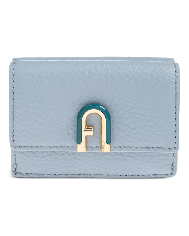 Furla Portemonnaie mit Logo-Schild - Blau Blau