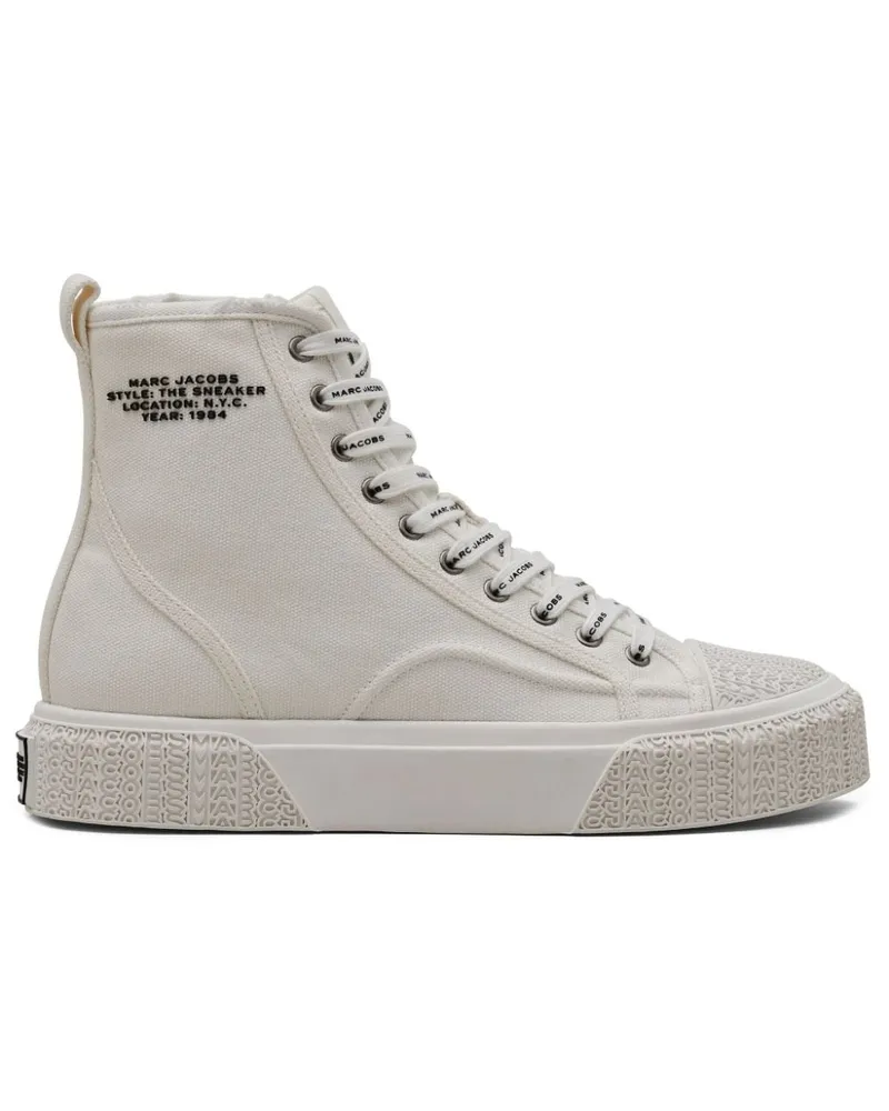 Marc Jacobs High-Top-Sneakers aus Canvas - Weiß Weiß