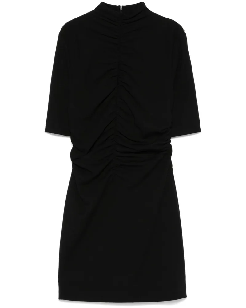 SPORTMAX Minikleid mit Raffungen - Schwarz Schwarz
