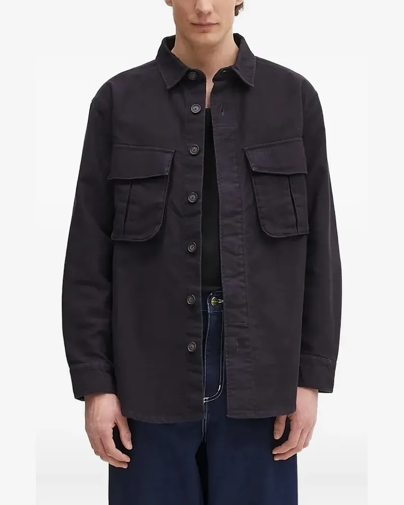 Barbour Langärmeliges Hemd mit Brusttasche - Blau Blau