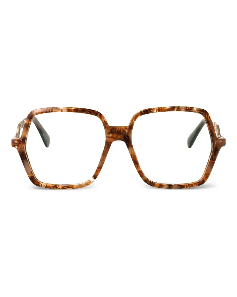 CAZAL Brille mit Logo-Gravur - Braun Braun