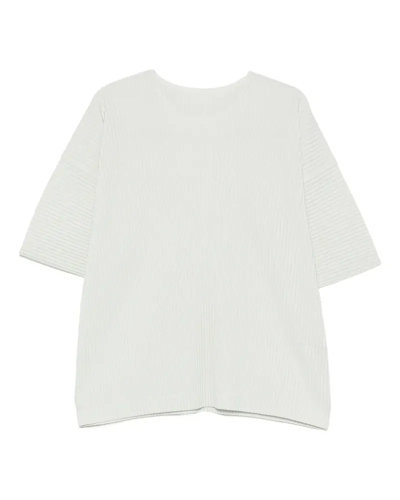 Issey Miyake Monthly Colors May pleated T-shirt - Grün Grün