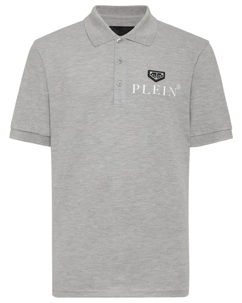 Philipp Plein Iconic Poloshirt - Grau Grau