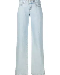 Chiara Ferragni Tief sitzende Wide-Leg-Jeans Blau