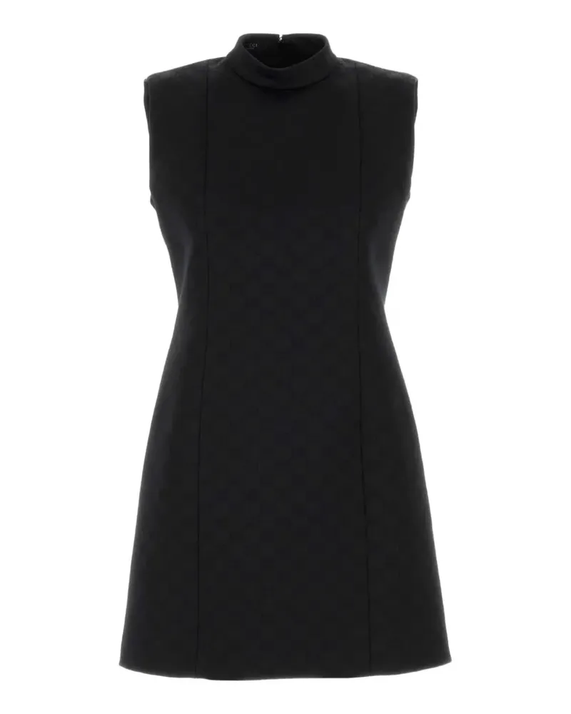 Gucci Minikleid aus GG-Jacquard in A-Linie - Schwarz Schwarz