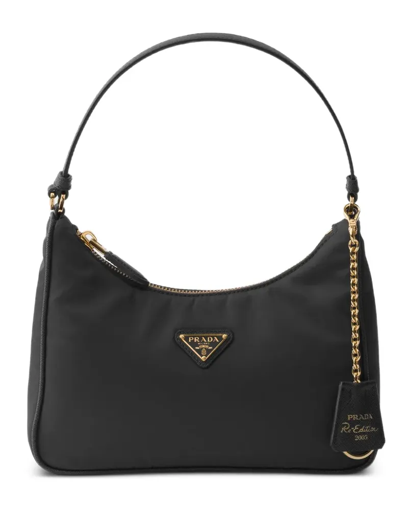 Prada Re-Edition 2005 Re-Nylon and Saffiano mini bag - Schwarz Schwarz