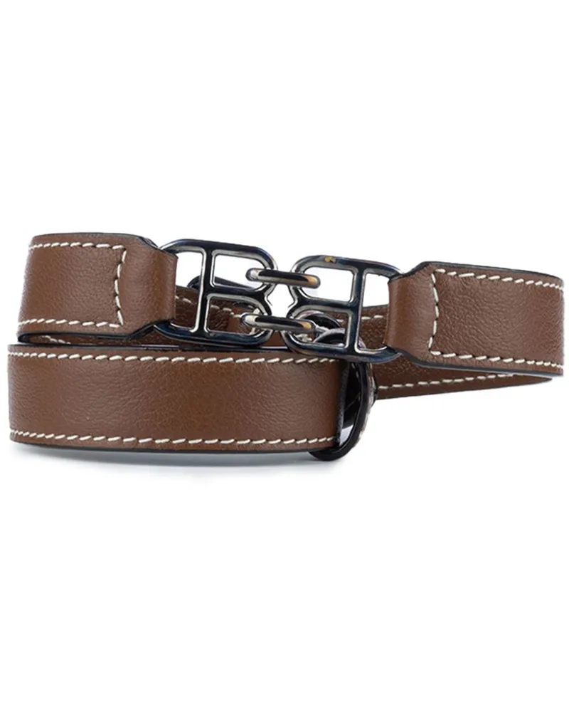 Bally Gürtel mit Logo-Schnalle - Braun Braun