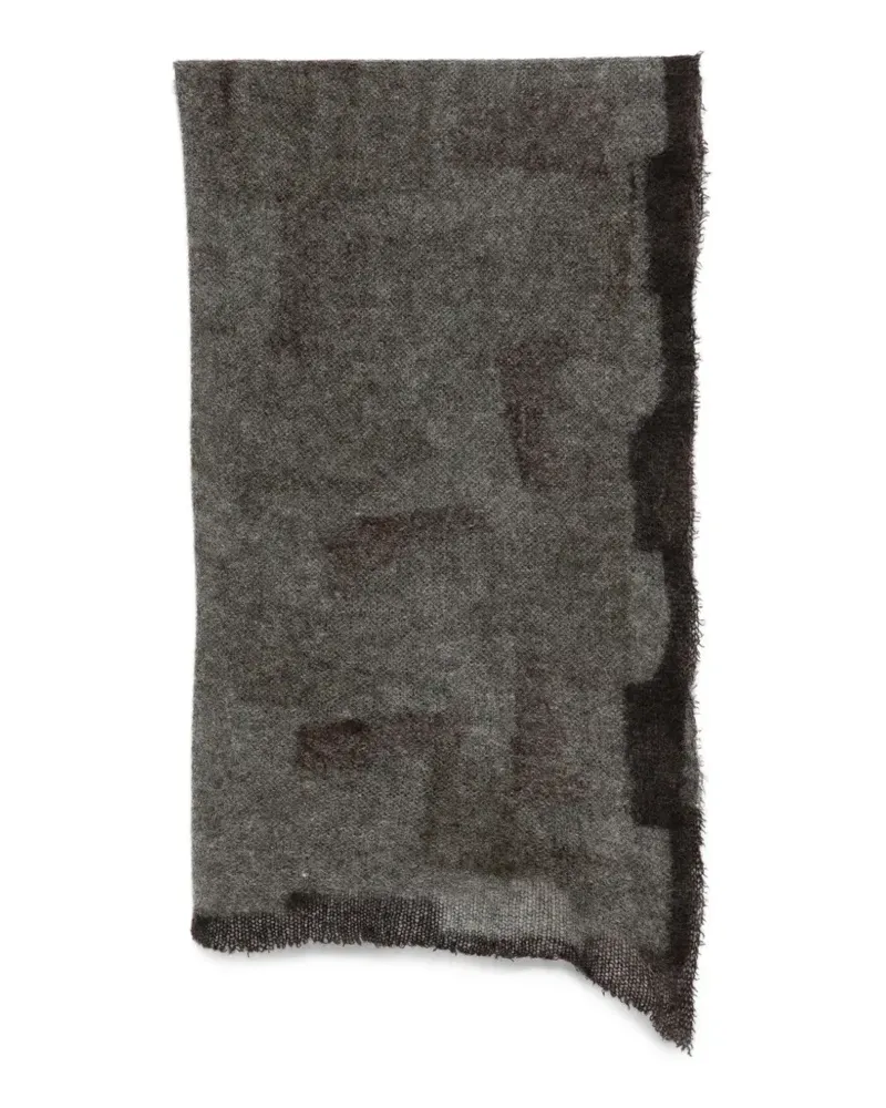 Faliero Sarti Little Simy Schal mit abstraktem Muster - Grau Grau