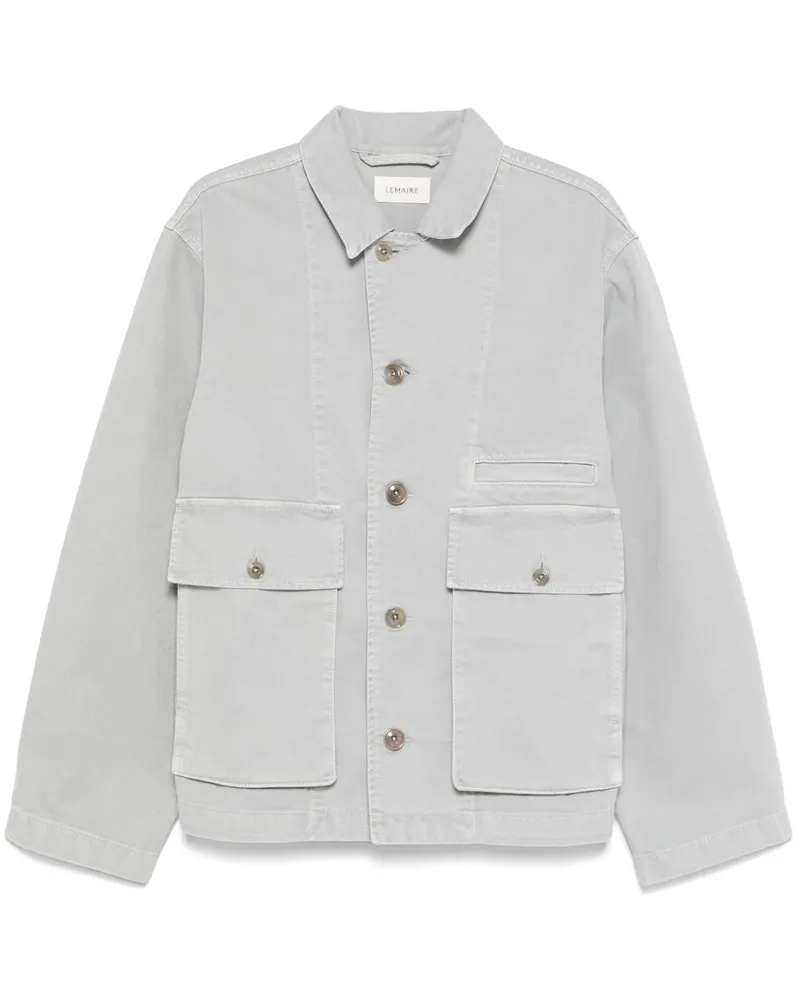 Christophe Lemaire Jacke aus Baumwolle - Blau Blau