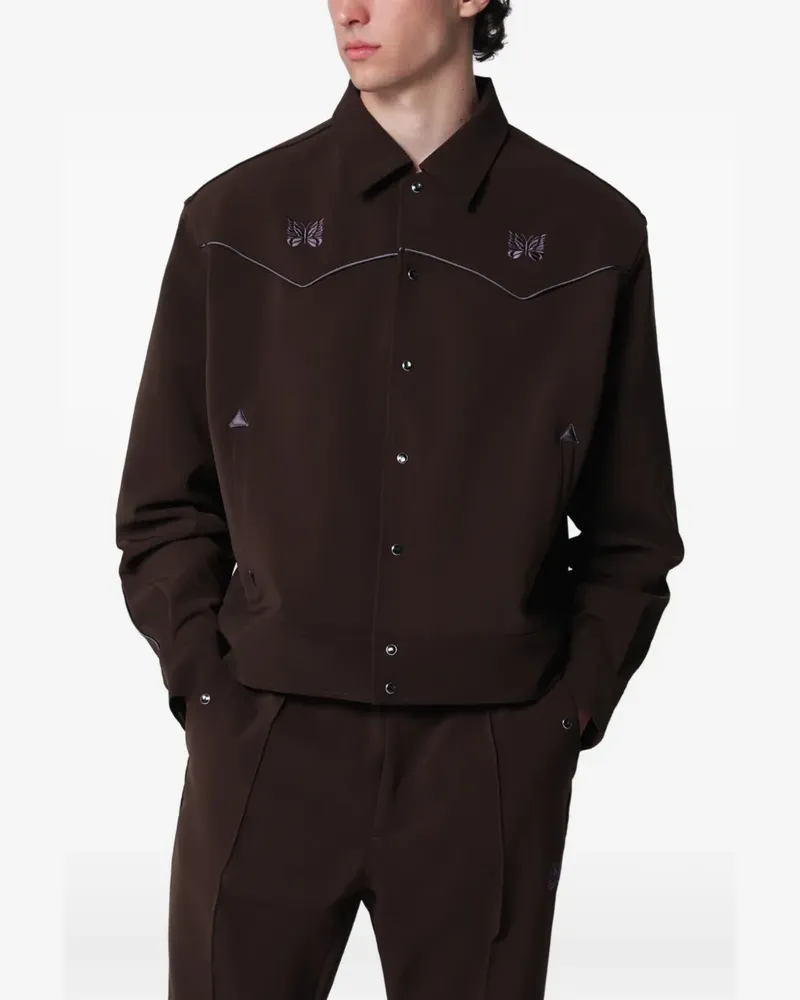 NEEDLES Piping Cowboy jacket - Braun Braun