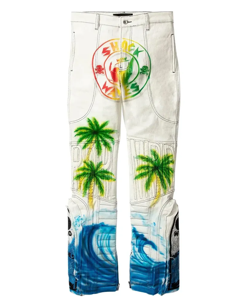 WHO DECIDES WAR Bridgetown MRDR jeans - Weiß Weiß