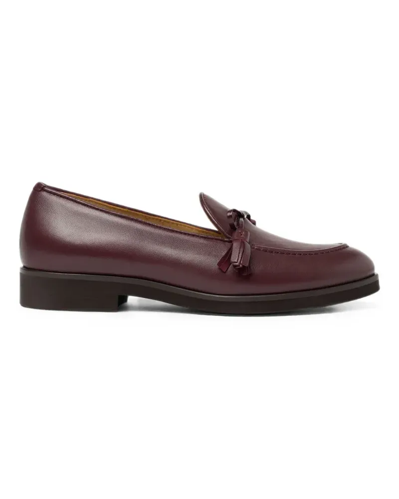 Scarosso Madison Loafer mit Quasten - Rot Rot