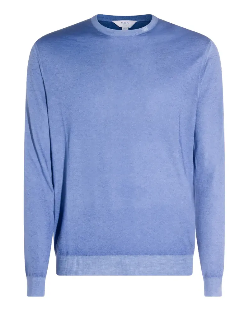 Malo Pullover mit Rundhalsausschnitt - Blau Blau