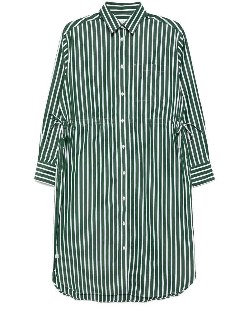 Lacoste Hemdkleid aus Popeline - Grün Grün