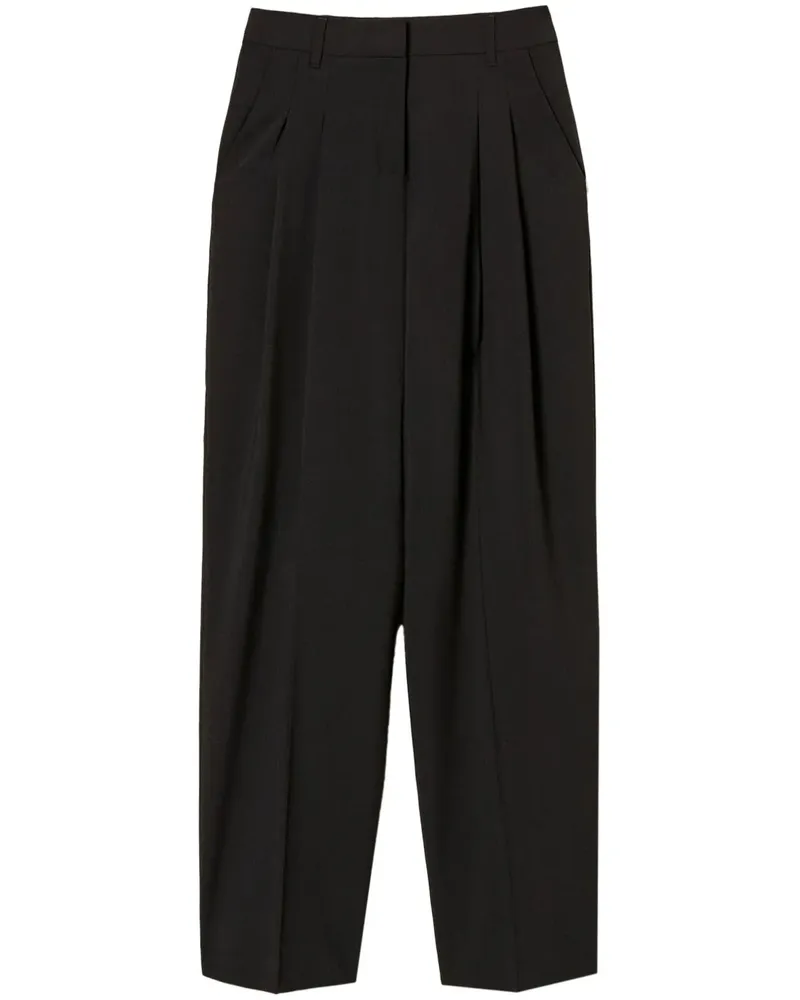 Twin-Set Plissierte Hose - Schwarz Schwarz