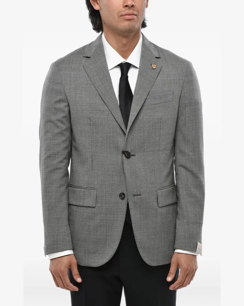 Corneliani Circle houndstooth blazer - Grau Grau