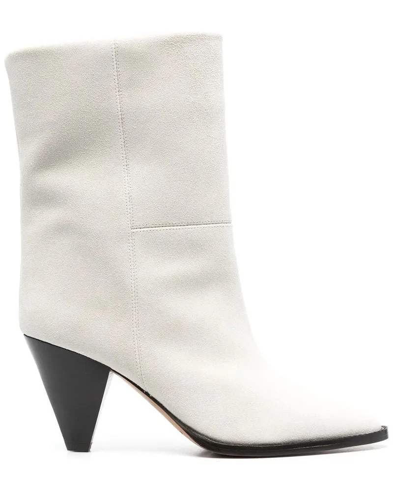 Isabel Marant Rouxa Wildlederstiefel 75mm - Nude Nude