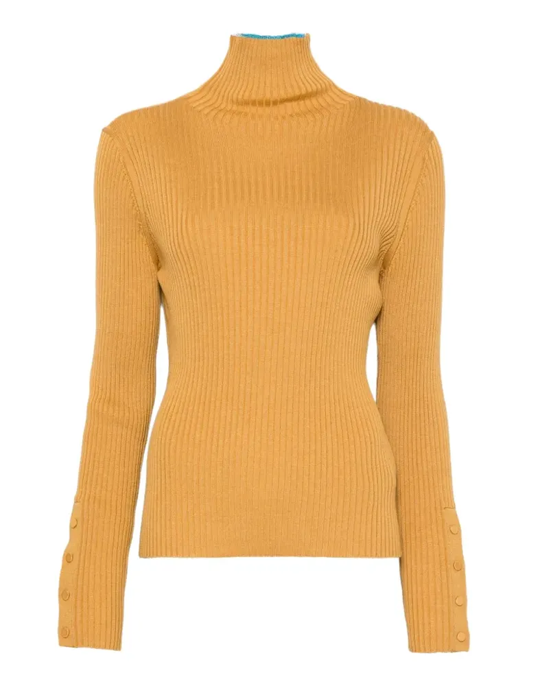 Paul Smith Ellie Pullover mit geripptem Strick - Gelb Gelb