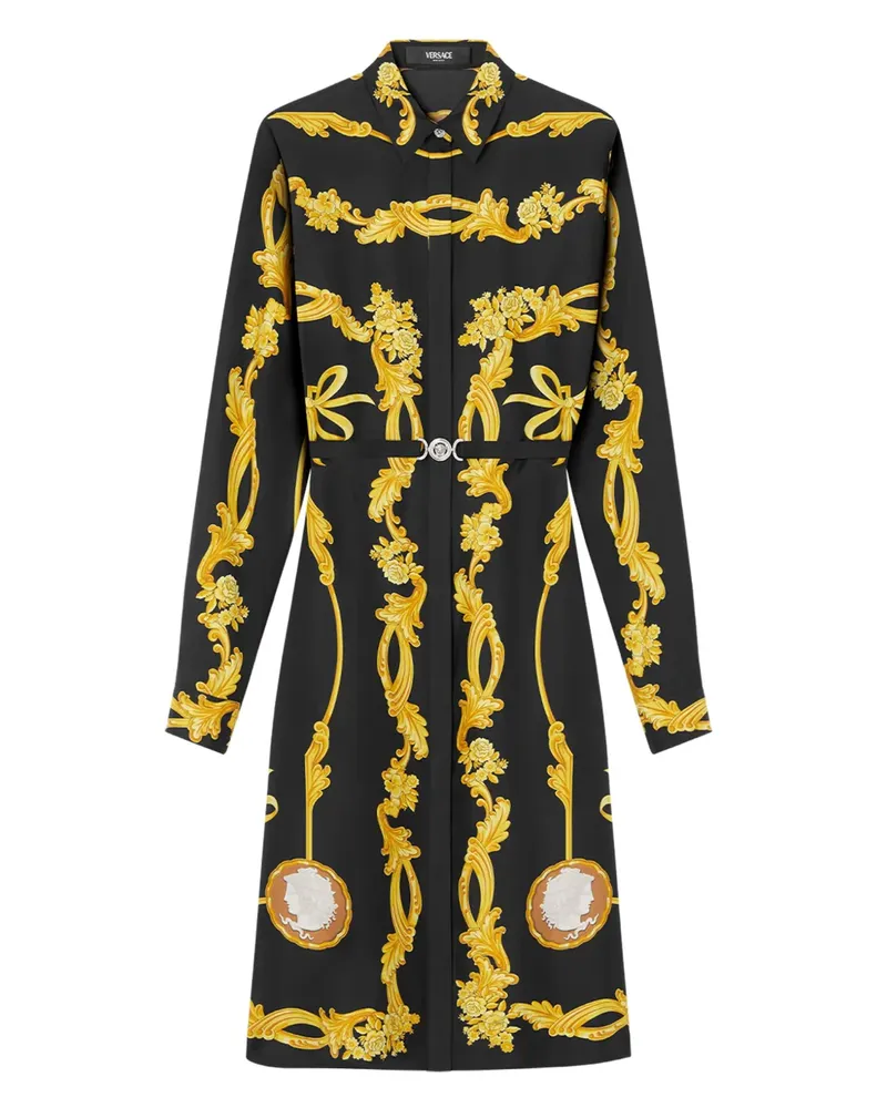 Versace Mini-Tasche mit Print - Schwarz Schwarz