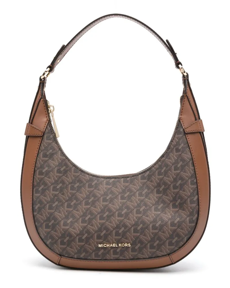 Michael Kors Kleine Preston Empire Schultertasche - Braun Braun