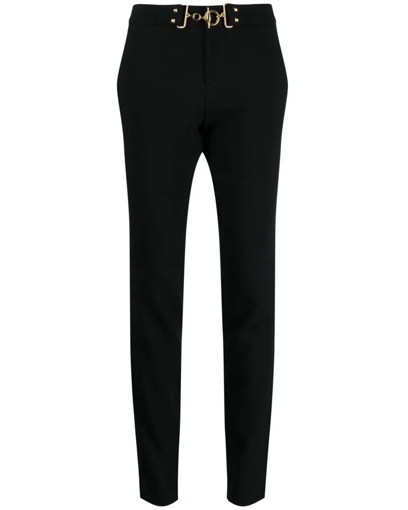 Gucci Skinny-Hose mit Schnalle - Schwarz Schwarz