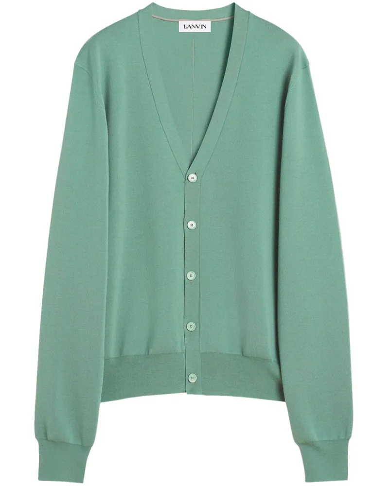 Lanvin Cardigan aus Merinowolle - Grün Grün
