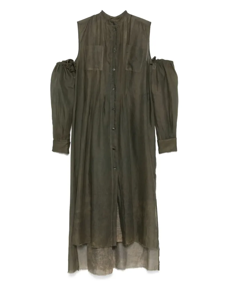 Masnada Klassisches Maxikleid - Grün Grün
