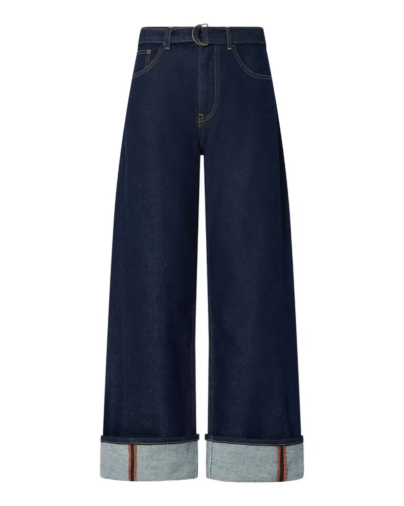 Liu Jo flared jeans with turn-ups - Blau Blau