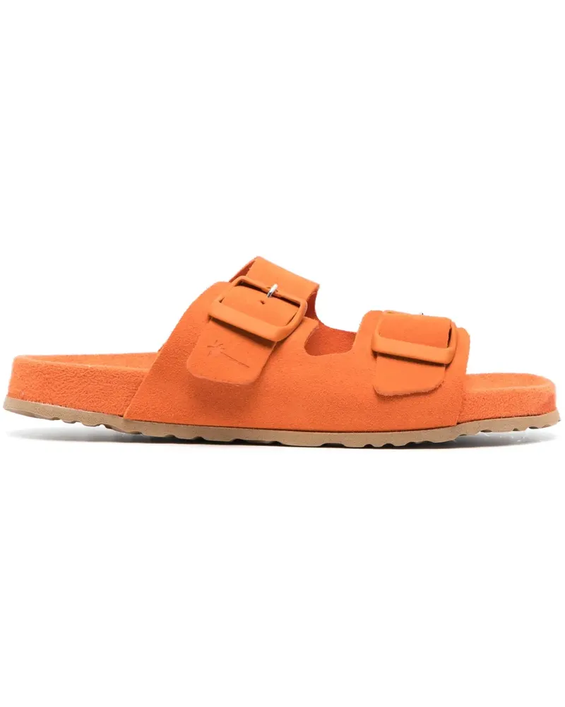 Manebí Pantoletten mit Riemen - Orange Orange